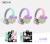 AKZ-30 New Decompression Fashion Cartoon Headset Bluetooth Headset Card FM Portable Headset Mickey Audio Earphone