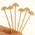 Bamboo Disposable Fruit Toothpick Dessert Cake Label