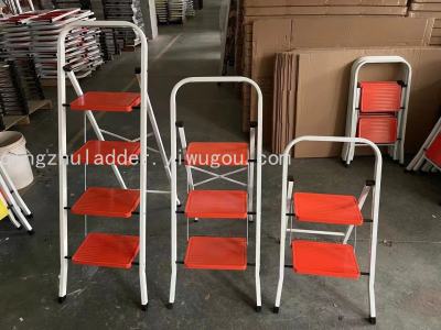 Iron Ladder, Square Pipe Iron Ladder, Color Square Pipe Iron Ladder, Color Ladder, Household Ladder Pieces, Iron Household Ladder