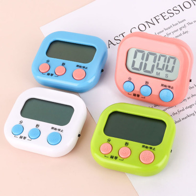 Chinese and English Large Screen Electronic Timer Cross-Border Student Digital Stopwatch Reminder Kitchen Baking Timer
