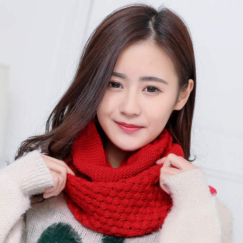 2020 korean style autumn and winter collar scarf women‘s cashmere-like versatile thickened warm scarf for students factory wholesale