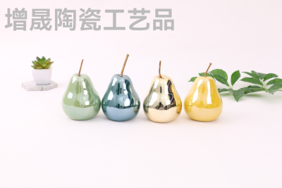 No. 3 Pear Ornaments Ceramic Crafts Ornaments Fruit Decoration