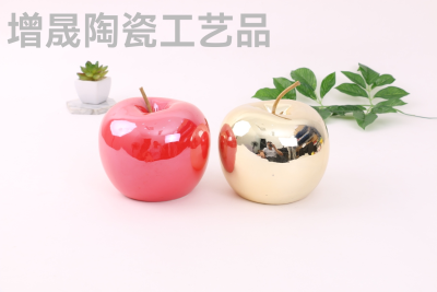 Large Apple Decoration, Safe and Safe Decoration, Ceramic Crafts
