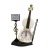 Personalized Antique Guitar Musical Instrument Creative Alarm Clock Fashion Music Equipment Modeling Pendulum Clock