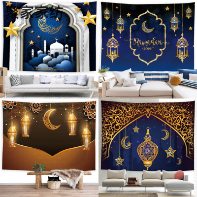 Amazon New Product Ramadan Series Tapestry Hot Sale Digital Printing Tapestry Wall Tapestry Beach Towel Tablecloth