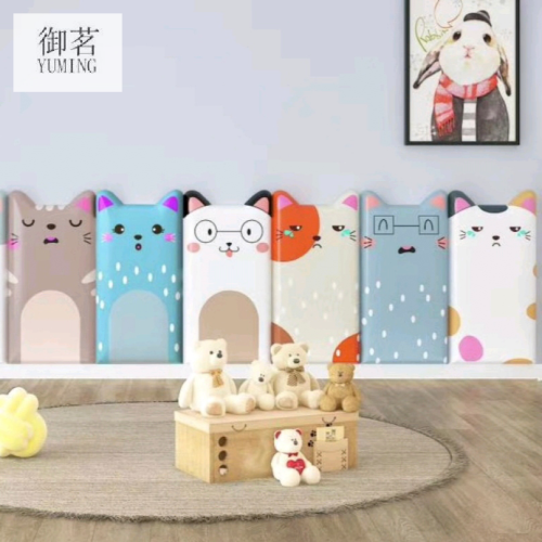 Cat Pet New Size 25 × 50*1.5cm Thick Whole Surface with Glue Support Cutting Self-Adhesive Children Crash Protection Wall Sticker