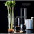 Floor Straight Large Transparent Glass Vase Wedding Road Lead Cylindrical Vase Living Room Lucky Bamboo Hydroponic Decoration