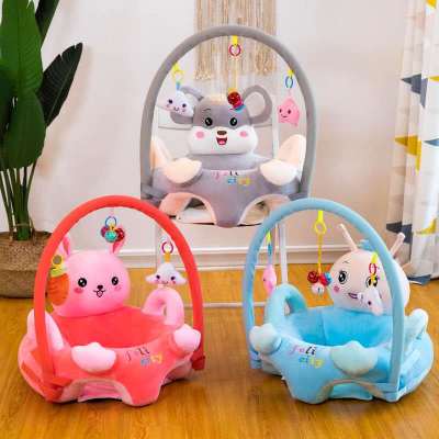 Rattle Children  Seat Sofa Baby Learn Seat Baby Dining Chair Maternal and Child Supplies Fashion Lumbar Pillow Christmas