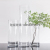 Floor Straight Large Transparent Glass Vase Wedding Road Lead Cylindrical Vase Living Room Lucky Bamboo Hydroponic Decoration