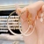 New Large Circle 925 Silver Needle Ear Clip Women's Net Red High-End Sense All-Match Fashion White Dripping Earrings Fashion