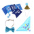 Cross-Border New Arrival Pet Birthday Party Decoration Dog Cat Footprints Balloon Flag Scarf Hood Hat Triangular Binder Suit