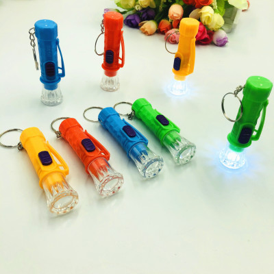 Plastic Small Flashlight High Light Flashlight Lighting Led Wholesale Practical Gifts One Yuan Store Children's Luminous Toys