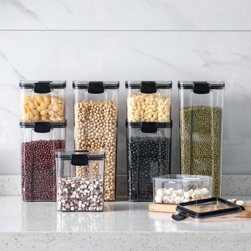 square food sealed cans kitchen storage preservation storage cans snacks nuts tea grains storage box retail