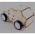 Wooden Warrior Trolley Assembled Science Experiment Kindergarten Primary School Technology Small Production Hands-on DIY Fun Game