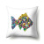 Cross-Border Simple Hand-Painted Geometric Ethnic Animal Pattern Printed Polyester Pillow Cover