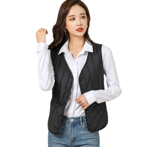 women‘s spring and summer spring and autumn short liner vest professional suit practical pocket comfortable women‘s vest 8703 spring