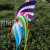 40cm Colorful Windmill Hexagonal DIY Hand Pastoral Festival Gift Scenic Park Kindergarten School Advertising Decoration