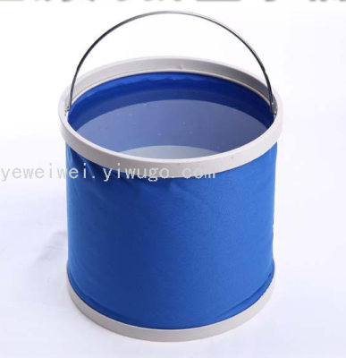 Wholesale Multifunctional Oxford Cloth Collapsible Bucket Outdoor Car Washing Tools Fishing Bucket Cleaning Folding Bucket Car Wash Supplies