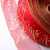 Christmas Tree Decorations 6.3cm Red Bronzing Printed Silk Ribbons Colored Ribbons Christmas Decoration Supplies Mesh Ribbon