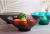 European-Style Special Creative Glass Fruit Plate Living Room Coffee Table Household Snack Storage Kitchen Decoration Fruit Basket