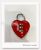 Heart-Shaped Password Lock Mini Small Padlock Trolley Luggage Pencil Case Drawer Universal Heart-Shaped Small Lock