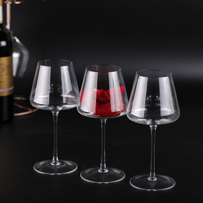 Internet Celebrity Square Red Wine Glass Decanters Kit Burgundy Goblet Wine Crystal Glasses
