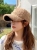 Women's Peaked Cap Summer Sun-Proof Thin Trendy Niche Head Circumference Vicuna Embroidered with Letters Baseball Cap Hat