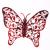 3D Three-Dimensional Butterfly Wall Sticker Cute Creative Double-Sided Bright Simulation Butterfly Background Wall Decorative Jewelry Wholesale