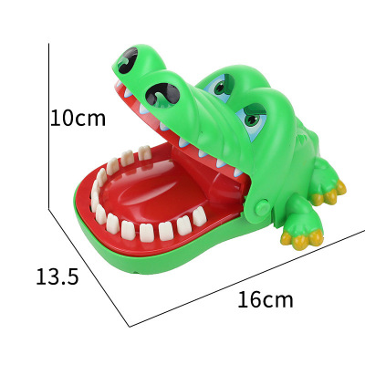 Children's Large Hand-Biting Crocodile Trick Toys New Exotic Stress Relief Interactive Stall Cross-Border Toys Wholesale