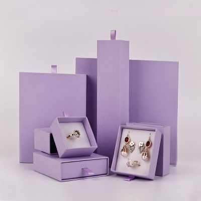 Fashion Ornament Packaging Box Gift Storage Box Drawer Box Paper Box Jewelry Box Can Be Customized