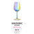 Gradient Rainbow Red Wine Glass Goblet Lead Crystal Glass Household Large Wine Glass Champagne Glasses Set