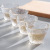 Japanese-Style Household Gold-Painted Ice Dew Glass Tea Set Transparent Cover Teacup Tea Set Kung Fu Tea Set Wholesale