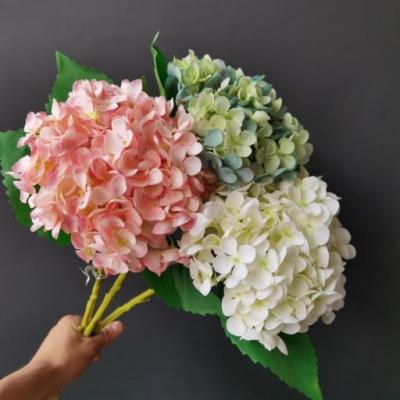 Wholesale High Quality Artificial Hydrangea for Wedding Home Furnishing Hotel Living Room Decoration