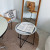 Nordic Iron Retro Designer Internet Celebrity Living Room Sofa Side Table Small Coffee Table Ins Folding Small Apartment B & B
