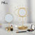 Mowu Creative and Slightly Luxury Makeup Mirror Nordic Home Decoration Cute Girl Bedroom Dressing Table Small Ornament