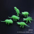 Luminous Happy Zoo/Dinosaur Static Plastic Model School Peripheral Hanging Board Toys Wholesale