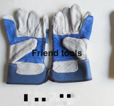 Blue Cloth Natural Leather plus Blue Gloves