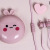 Kn-8207 Cute Cat Colorful Girl Heart Student Music in-Ear Headset with Microphone Fresh Game Headset