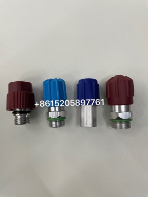 car air conditioner adapter(fitting) series seat with external thread with dust cap