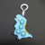 Cross-Border Color Mini Silica Gel Key Chain Pendant Simple Pressure Reduction Toy Deratization Pioneer Decompression Finger Bubble Music