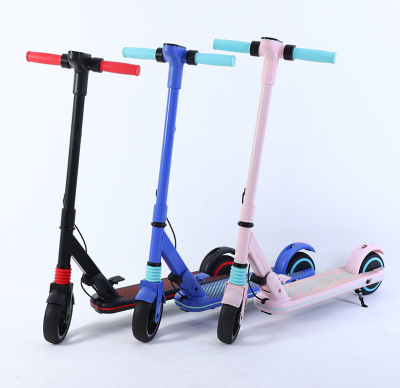 Electric Scooter Lithium Battery Children's Power Scooter Mini Folding Two-Wheel Scooter Frame Manufacturer