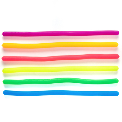 New Exotic Vent Toy Lala Stress Relief Rope TPR Elastic String Decompression Soft Rubber Noodles