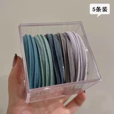New Arrival Hot Sale Korean Style Trendy High Elastic Thread Hair Band Hair Rope Rubber Band