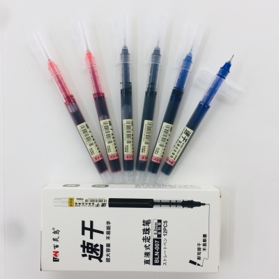 Lark Straight Liquid Ballpoint Pen Customizable Logo Simple Multi-Color Factory Direct Sales in Stock Wholesale