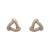 Korean Dignified Rhinestone Asymmetric Triangle Pearl Stud Earrings for Women New Sterling Silver Needle Simple Online Influencer Earrings Women
