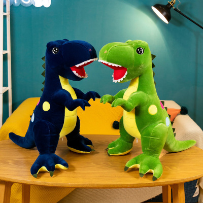 Factory Wholesale New Tyrannosaurus Rex Plush Toy Doll Large Polka Dot Dinosaur Doll Children's Birthday Gifts