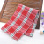Yarn-Dyed Tea Towel Exclusive for Cross-Border Wholesale Polyester Cotton Plain Cloth Kitchen Napkin Dish Towel South America Hot Sale Plaid Rag