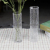 Glass Transparent Simple Modern Living Room Ice Flower Lucky Bamboo Water Bamboo Fashion Creative Dining Table Size Cylinder Vase