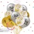 Cross-Border Hot Selling Factory Direct Sales 15PCS Bride-to-Be , Metallic Confetti Balloon Set