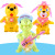 Factory Direct Sales Electric Multifunctional Dancing Animal Series Children's Early Education Educational Toys Light Music Toys